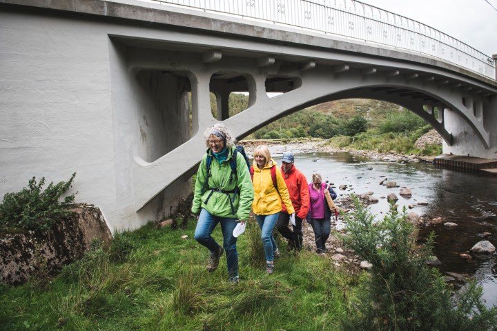 Footsteps art walk in Northumberland