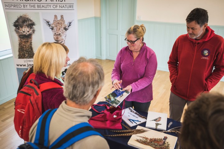 Footsteps art walk in Northumberland