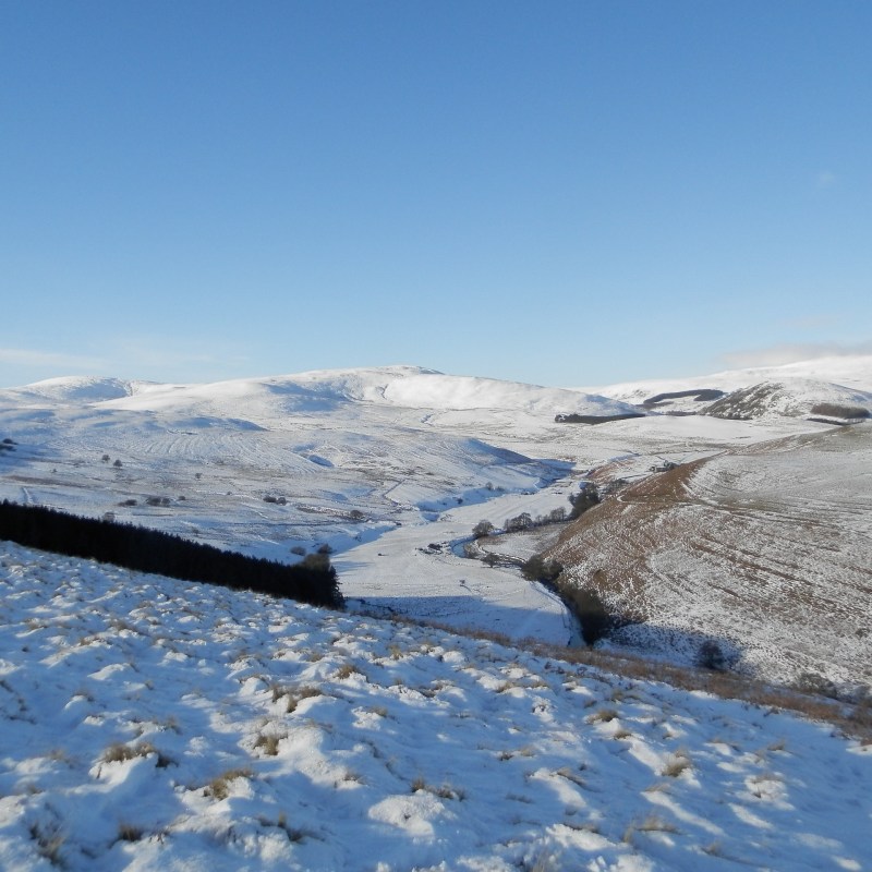 Breamish Valley in Winter, Northumberland