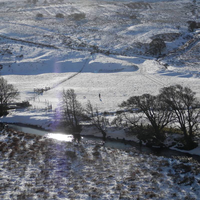 Breamish Valley in Winter, Northumberland